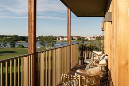 Balkong eller utsiktsbild