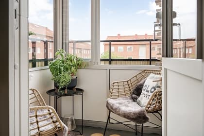 Balkong eller utsiktsbild