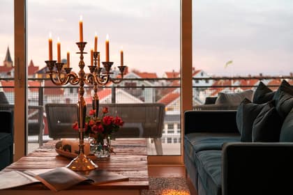 Balkong eller utsiktsbild