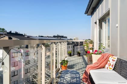 Balkong eller utsiktsbild