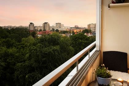 Balkong eller utsiktsbild