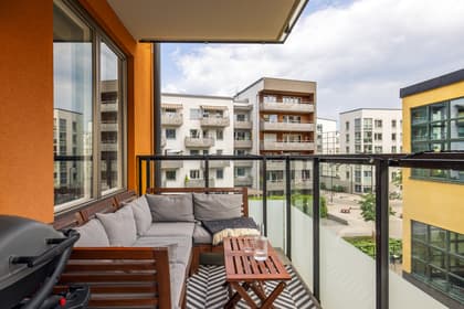 Balkong eller utsiktsbild