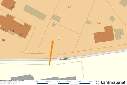 Illustrerad karta över fastigheten eller området