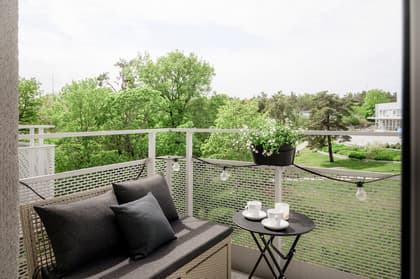 Balkong eller utsiktsbild