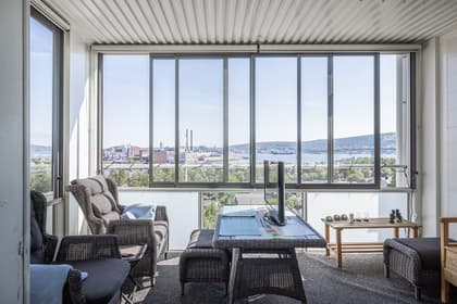 Balkong eller utsiktsbild