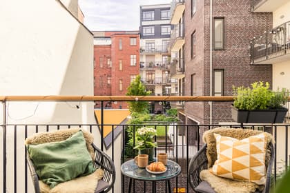 Balkong eller utsiktsbild