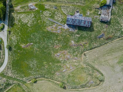 Illustrerad karta över fastigheten eller området