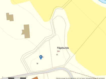 Illustrerad karta över fastigheten eller området