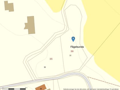 Illustrerad karta över fastigheten eller området