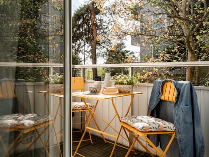 Balkong eller utsiktsbild