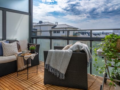 Balkong eller utsiktsbild