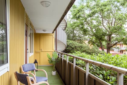 Balkong eller utsiktsbild