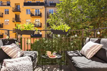 Balkong eller utsiktsbild