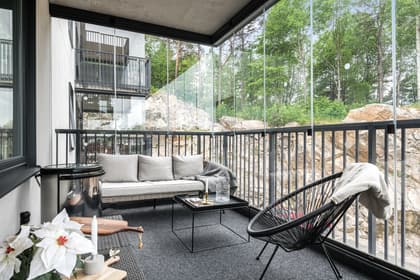 Balkong eller utsiktsbild