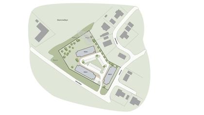 Illustrerad karta över fastigheten eller området