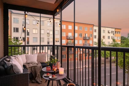 Balkong eller utsiktsbild