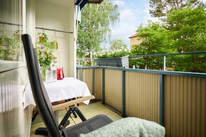 Balkong eller utsiktsbild