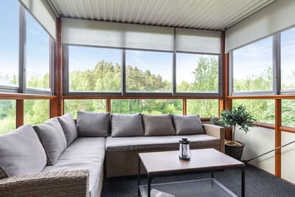 Balkong eller utsiktsbild