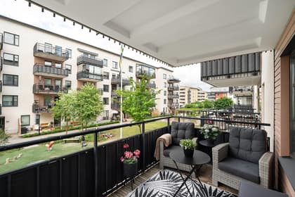 Balkong eller utsiktsbild