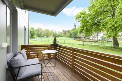 Balkong eller utsiktsbild