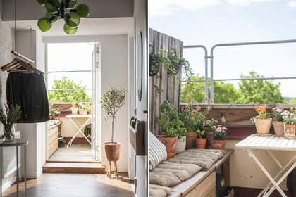 Balkong eller utsiktsbild