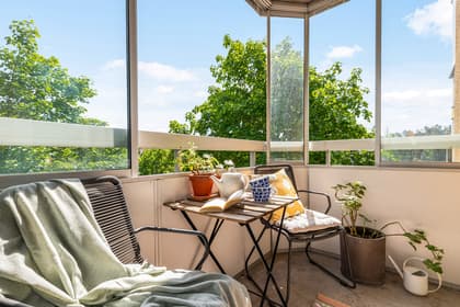 Balkong eller utsiktsbild