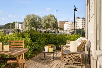 Balkong eller utsiktsbild