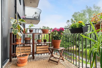 Balkong eller utsiktsbild