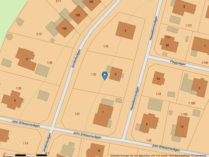 Illustrerad karta över fastigheten eller området