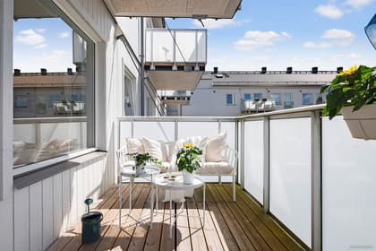 Balkong eller utsiktsbild