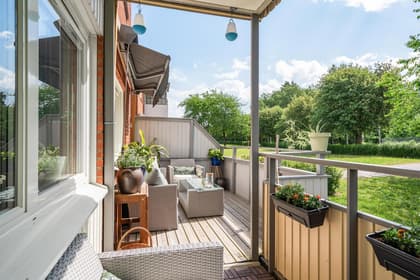 Balkong eller utsiktsbild