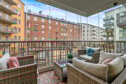 Balkong eller utsiktsbild