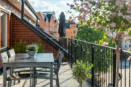 Balkong eller utsiktsbild