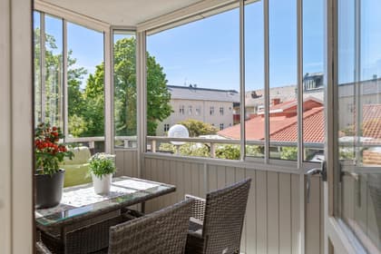 Balkong eller utsiktsbild