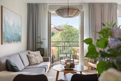 Balkong eller utsiktsbild