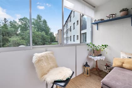 Balkong eller utsiktsbild