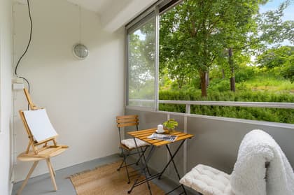 Balkong eller utsiktsbild