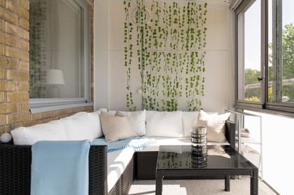 Balkong eller utsiktsbild