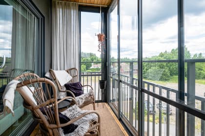 Balkong eller utsiktsbild