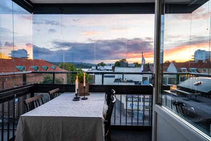 Balkong eller utsiktsbild