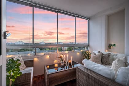 Balkong eller utsiktsbild