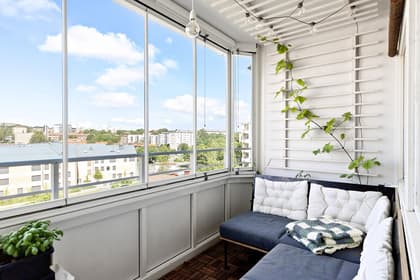 Balkong eller utsiktsbild