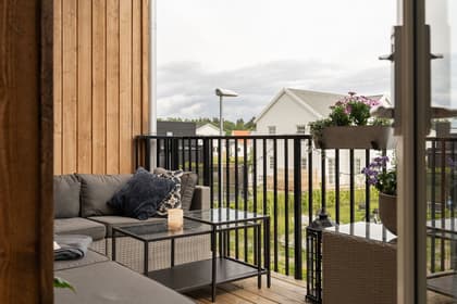 Balkong eller utsiktsbild