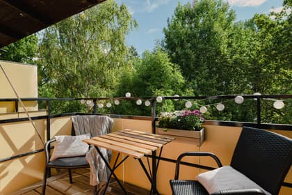 Balkong eller utsiktsbild