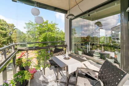 Balkong eller utsiktsbild