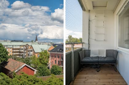 Balkong eller utsiktsbild