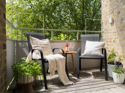 Balkong eller utsiktsbild