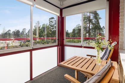 Balkong eller utsiktsbild