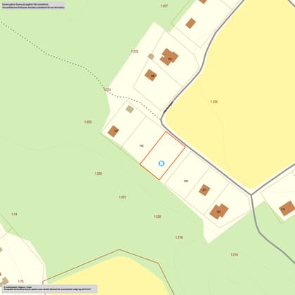 Illustrerad karta över fastigheten eller området