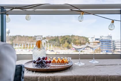 Balkong eller utsiktsbild